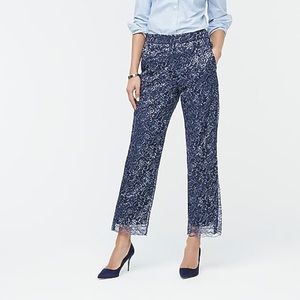 High Rise Pullon Peyton Wide Leg Pant Metallic